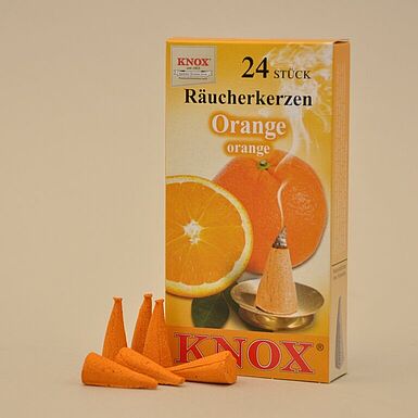 [Translate to English:] Räucherkerzen - Orange
