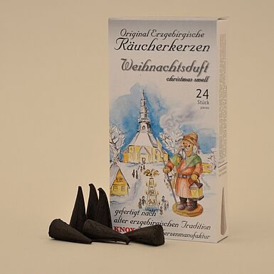 Original Erzgebirgische Räucherkerzen - Weihnachtsduft