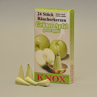 [Translate to English:] Räucherkerzen - Apfel