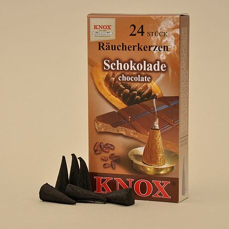 [Translate to English:] Räucherkerzen - Schokolade